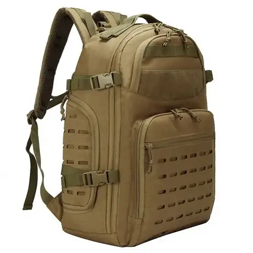 Travel Tactical Backpack – Large MOLLE Rucksack with Luggage Strap